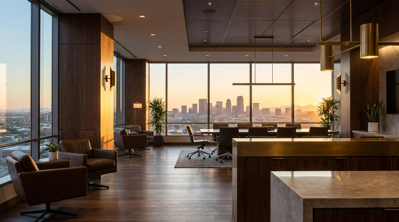 Professional office setting in Phoenix Arizona
